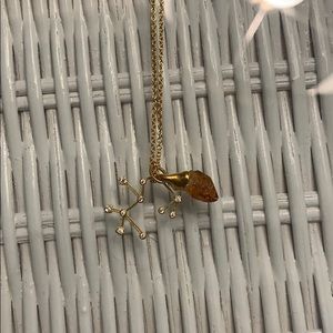 Sagittarius and November birth stone necklace